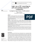 Strategic Use of IC Reporting in Small and Medium-Sized IT Companies