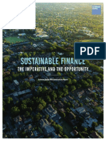 Sustainable Finance: The Imperative and The Opportunity