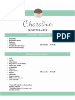 Chocolina - Tabela