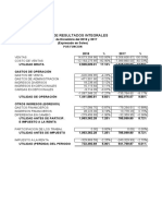 Analisis Vertical y Horizontal Solpack 2018-2017