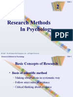 Research Methods in Psychology