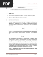 LAB #1-Campo Eléctrico y Curvas Equipotenciales-F2 2019-Ciclo 1 Marzo