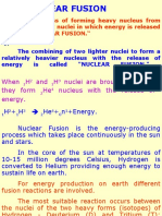 When H and H Nuclei Are Brought Together They Form He Nucleus With The Release of Energy