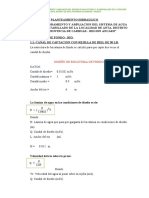 Calculo de Captacion Con Bocatoma de Fondo