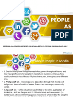 People AS Media: Arcenal-Palaypayon-Leonero-Villafania-Molles-De Felix-Sancho-Naig-Vale