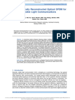 Asymmetrically Reconstructed Optical OFDM For Visible Light Communications