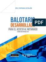 Indice Balotario Desarrollado para El Acceso Al Notariado PDF