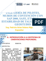 Ingenieria de Pilotes Muros y Taludes Sap 2000 SAFE ETABS GEOSTUDIO