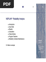 Neplan Reliability Analysis