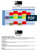 Group Schedule Jan 2011