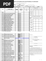 School Form 5 (SF 5) Report On Promotion and Level of Proficiency & Achievement