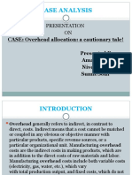 Case Analysis: Presentation ON