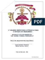 1 Grande Inspetoria Litúrgica para O Estado Do Maranhão: Excelsa Loja de Perfeição "Dr. Daniel Correa Trindade Ii"