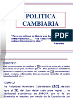 Politica Cambiaria