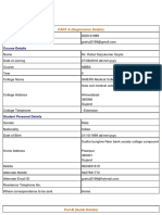 PART-A (Registration Details)