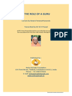 The Role of A Guru PDF