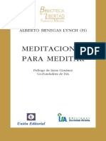 Alberto Benegas Lynch - Meditaciones para Meditar