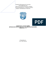 Ejercicios y Casos Sobre Metodos de Capitalización y Valoración