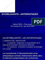 Myorelaxants - Antispastiques