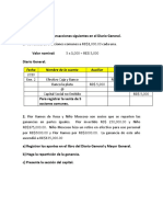 Fecha Nombre de La Cuenta Auxiliar Debito Crédito