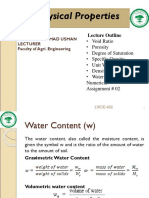 Soil Physical Properties: Engineering Hydrology