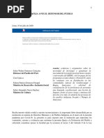 COVID-19: Carta de Pueblos Awajún y Wampís A La Defensoría Del Pueblo