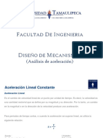 02 PRESENTACION DISEÑO DE MECANISMOS (Análisis de Aceleracion)