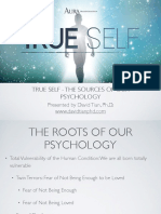 True Self - The Sources of Our Psychology: Presented by David Tian, PH.D