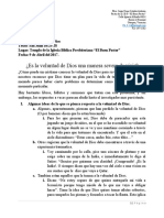 La Voluntad de Dios Serie 1