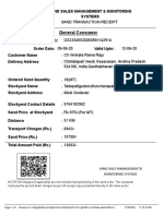 General Consumer: Sand Sales Management & Monitoring Systems