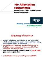 Poverty Alleviation Programmes 1