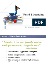 Lesson 2 - World Education