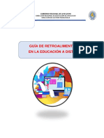 Guía de Retroalimentación en La Educacióna A Distancia PDF