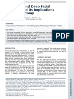 Superficial and Deep Facial Anatomy and Its Implications For Rhytidectomy