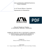 Sobre El Efecto de La Dinámica Laboral, La Tecnología y El Sector Informal en El Crecimiento Económico