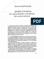 Bonfil Batalla LO PROPIO Y LO AJENO PDF