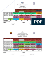 Class Schedule Grade 11 - Diligence (1 SEMESTER - SY 2020-2021)