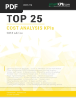 Top 25 Cost Analysis KPIs 2018 Online PDF