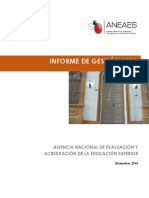 Informe Gestion ANEAES 2018