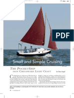 Chesapeake Light Craft - PocketShip Long Distance Sailboat Boat Yacht Plan Plans (2009, Wooden Boat Magazine)