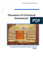 Thesaurus of Orchestral Instruments 1