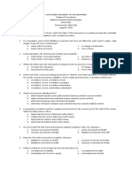 GENERAL INSTRUCTION. Multiple Choice. Select The Letter of The Best Answer by Marking Properly The Scannable