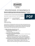 Evans Install Procedure 2011 Navistar Max Force 13L Ver 05nov2012