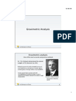 Unit 6 Gravimetric Analysis PDF