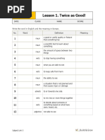 Subject Link 3 wordtest - 혼합형 (Hard) - PDF