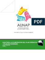 Guia para La Elaboracion Del Plan Operativo y El Plan de Inversión