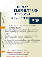 Chapter 1-HUMAN DEVELOPMENT AND PERSONAL DEVELOPMENT