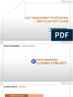 Webinar 9 - Closing A Project