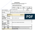 Daily Lesson Plan (DLP) Format: Instructional Planning