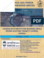 Tender Documents For Mandira Small Hydro Electric Project (10Mw), Odisha Volume-3 of 4